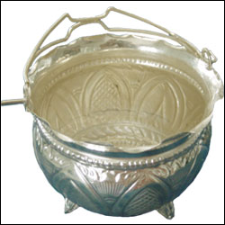 "Silver Flower Basket - 150 Grams (approx) - Click here to View more details about this Product